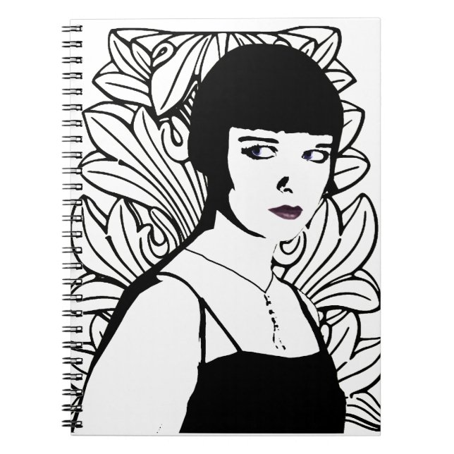 Art Deco Actor Notebook (Front)