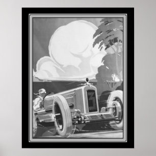 Art Deco, Alex Kow, 1929 Grand Prix Poster