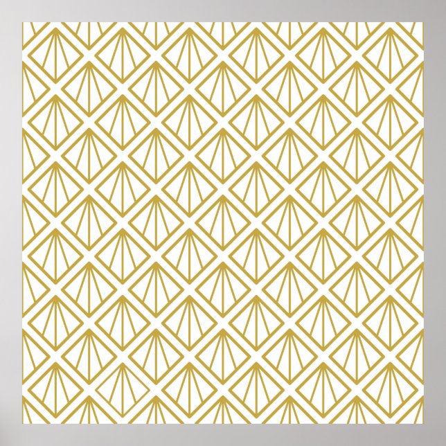 Art deco background. art, deco, pattern, vintage,  poster (Front)