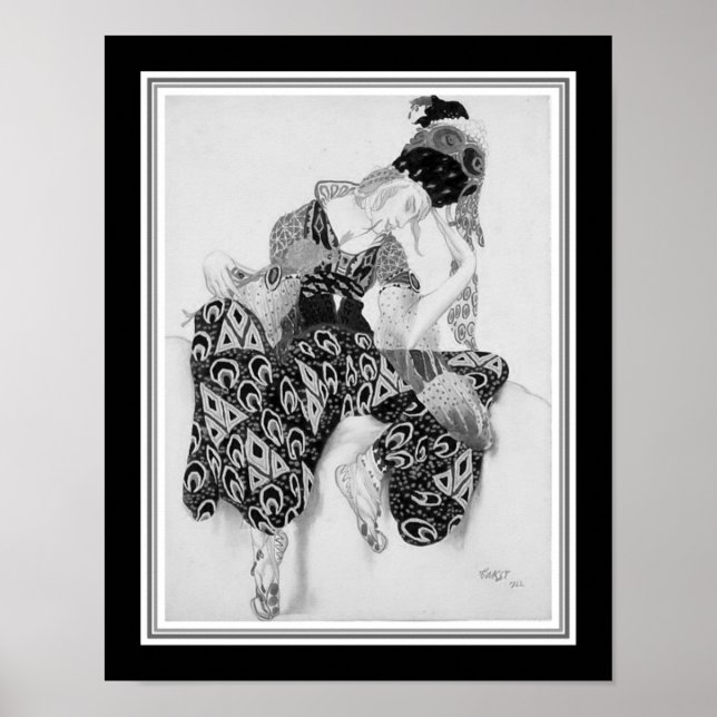 Art Déco Ballet Russes ca. 1922 (Devant)