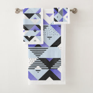 Art Deco Bath Towel Set