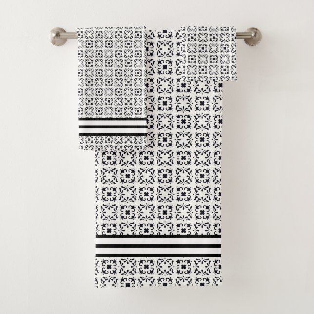 Art Deco Bath Towel Set (Insitu)