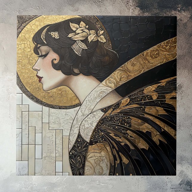 Art Deco Beauty  Tile (Creator Uploaded)