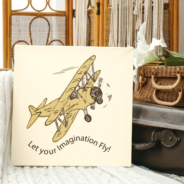 Art Deco Bi-planes - let your imagination fly. Canvas Print (Creator Uploaded)