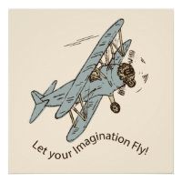 Art Deco Bi-planes - let your imagination fly.