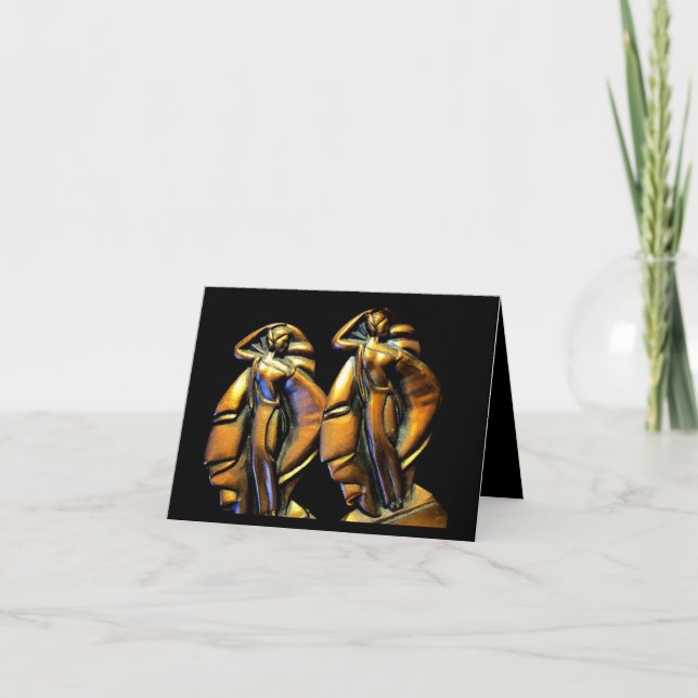 Art Deco Birthday Card by Studio Boheme (Front)