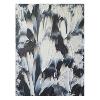 Art Deco Black and White Tablecloth