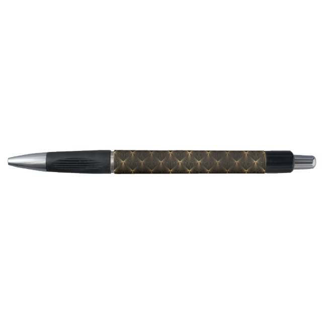 Art deco,black gold,chic,elegant,pattern,classy,tr pen (Front)