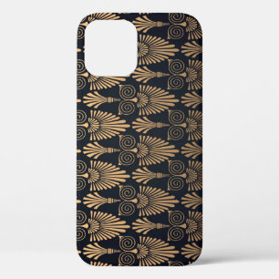 Art Deco Black Gold: Retro. iPhone 12 Case