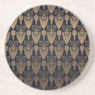 Art Deco Black Gold: Retro. Coaster