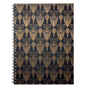 Art Deco Black Gold: Retro. Notebook