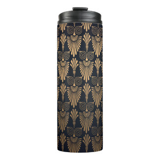 Art Deco Black Gold: Retro. Thermal Tumbler