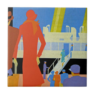 Art Deco Boarding Tile