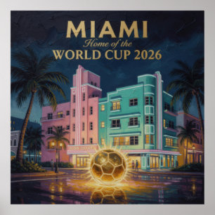 Art Deco Boulevard Print  Miami Citi