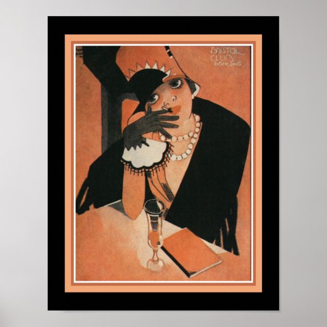 Art Deco Bristol Dance Club 1922 Poster (Front)