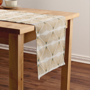 Art Deco bugs pastel  Long Table Runner