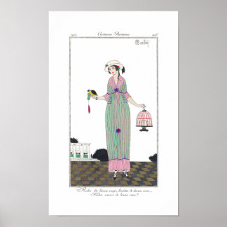 Art Deco Charles Martin Fashion Plate Print Poster
