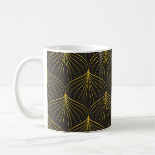 Art Deco Charm: Vintage Geometric Seamless Coffee Mug