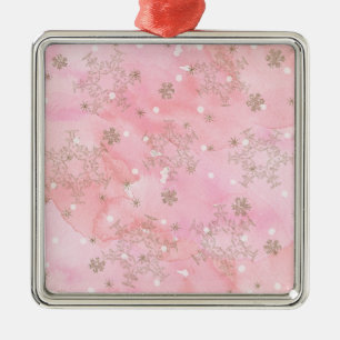 Art Deco Christmas Metal Ornament