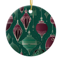 Art Deco Christmas Ornaments, Ornament