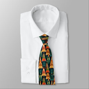 Art Deco Christmas Tie