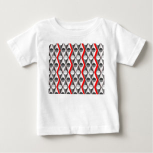 Art Deco Circles and Triangles Baby T-Shirt