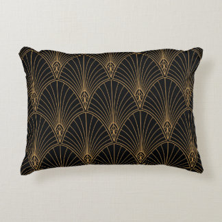 Art deco: classic geometric pattern. accent pillow