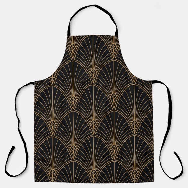 Art deco: classic geometric pattern. apron (Front)