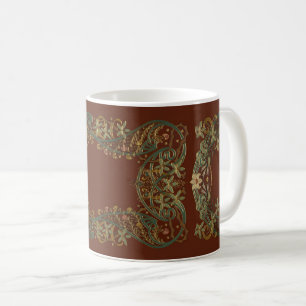 art deco coffee mug