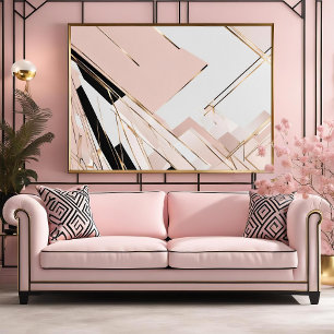 Art Déco contemporain inspiré sans cadre