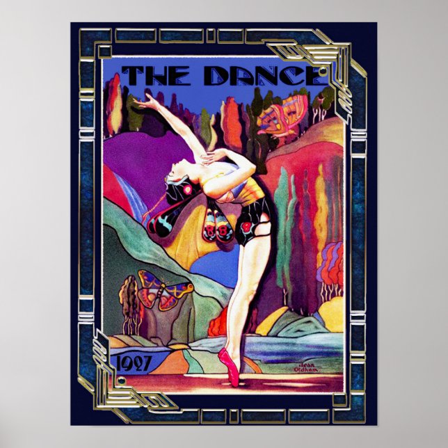 Art Déco Couverture "La Danse 1927" (Devant)