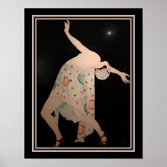 Art Deco Dancer Print ca. 1926 (Front)