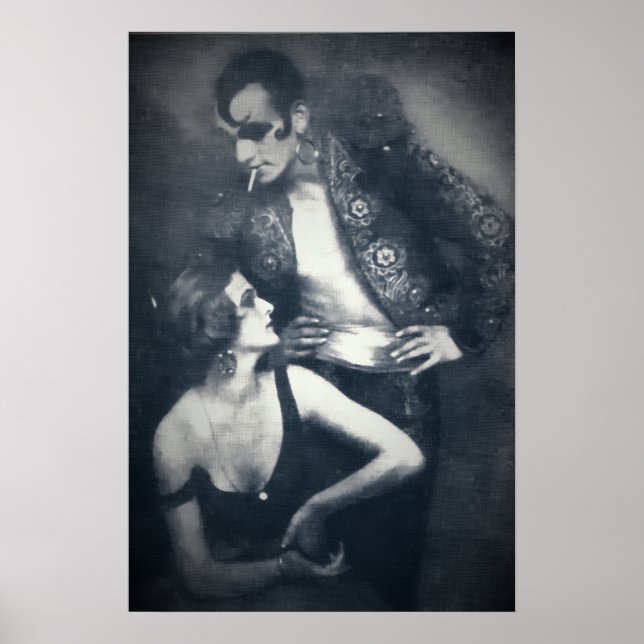 Art deco dancers berber and droste poster (Front)
