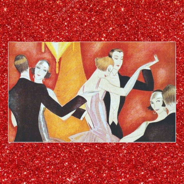 Art Deco Dancing Couples 1920s Ballroom  Sticker (Creator Uploaded)
