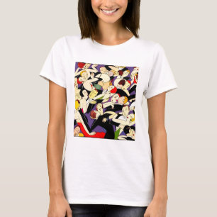 Art Deco Dancing Couples Pattern 1920s Jazz Age T-Shirt