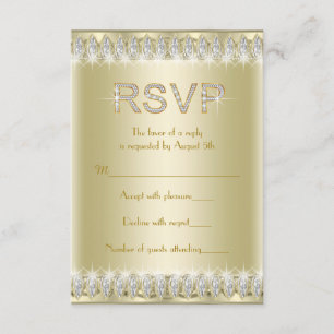 Art déco de Gatsby hurlant les années 20 RSVP