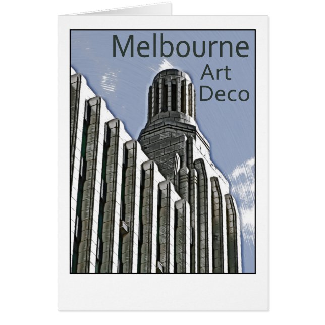 Art déco de Melbourne - bâtiment de siècle (Devant)