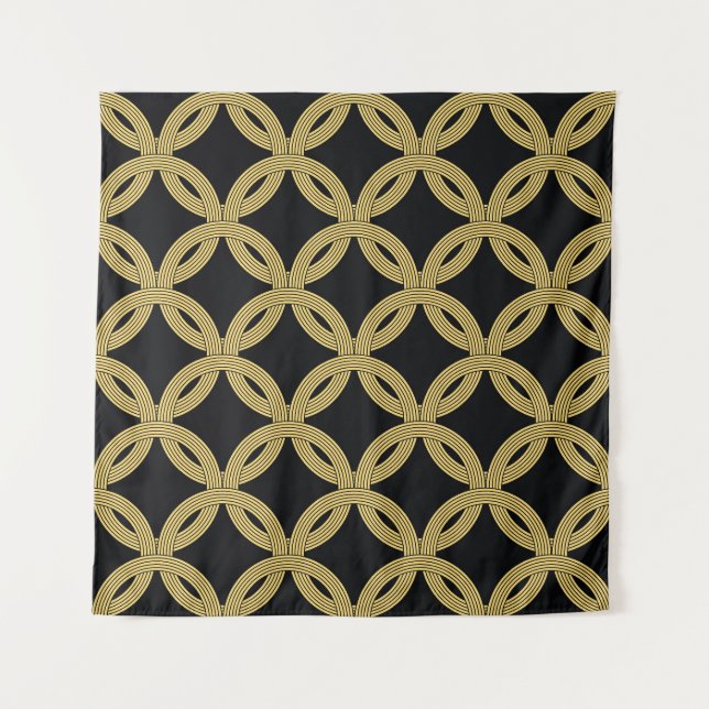 Art Deco Decoration Seamless Ornament Tapestry (Front)