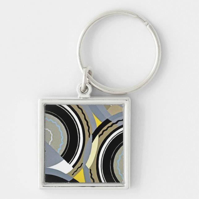 Art Deco Design #2 at Emporio Moffa Keychain (Front)