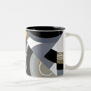 Art Deco Design #2 at Emporio Moffa Two-Tone Coffee Mug