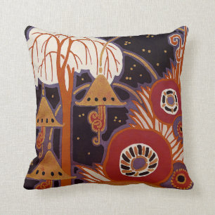 Art Deco Design #4 at Sunshinedazzle Throw Pillow