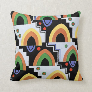 Art Deco Design #4 @ Emporio Moffa Throw Pillow