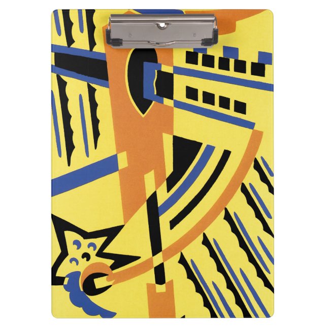 Art Deco Design #5 @ Emporio Moffa Clipboard (Front)