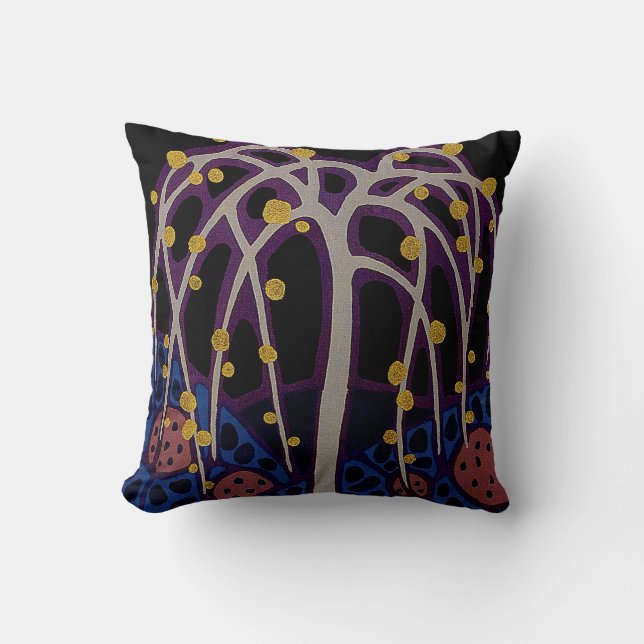 Art Deco Design #6 at Sunshinedazzle Throw Pillow (Front)