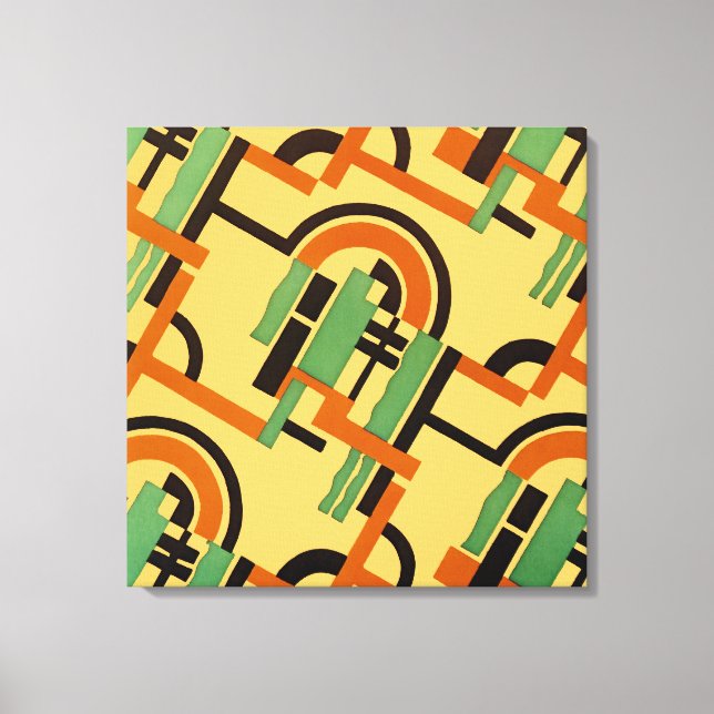 Art Deco Design #7 @ Emporio Moffa Canvas Print (Front)