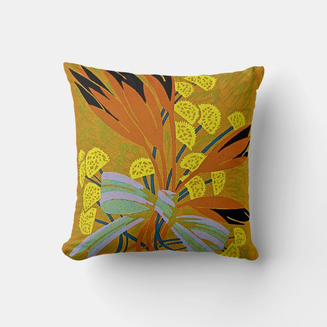 Art Deco Design #8 at Sunshinedazzle Throw Pillow (Front)