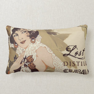 Art Deco design accent pillow