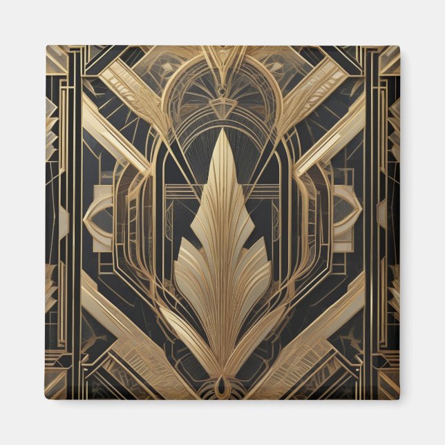 Art Deco Design Architecture 1920s Door Panel  Magnet (Front)