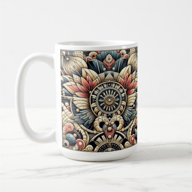 Art Deco Design  Coffee Mug (Left)