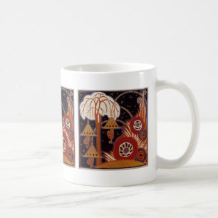 Art Deco Design No. 4 Exotic Garden Coffee Mug